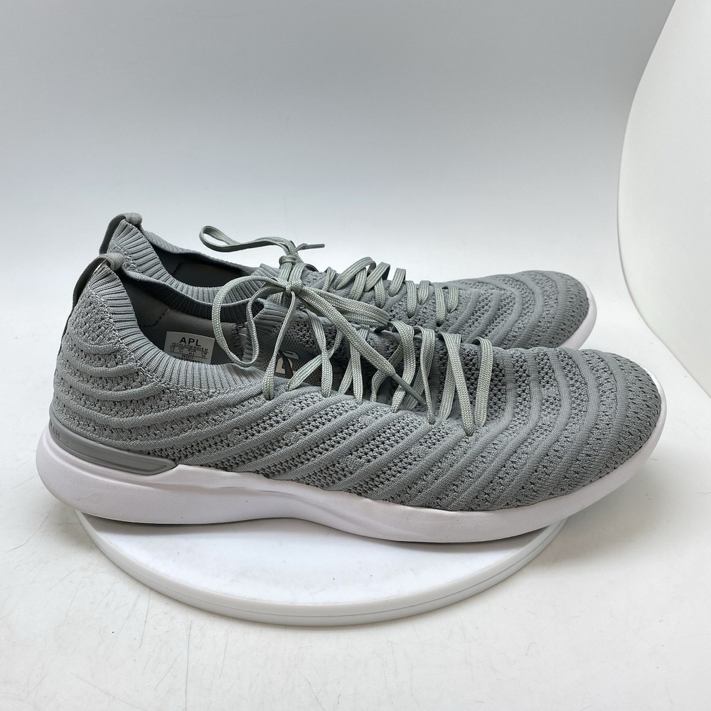 APL Techloom Wave Shoes Mens 12 Gray 0622XC Athletic Running Shoes